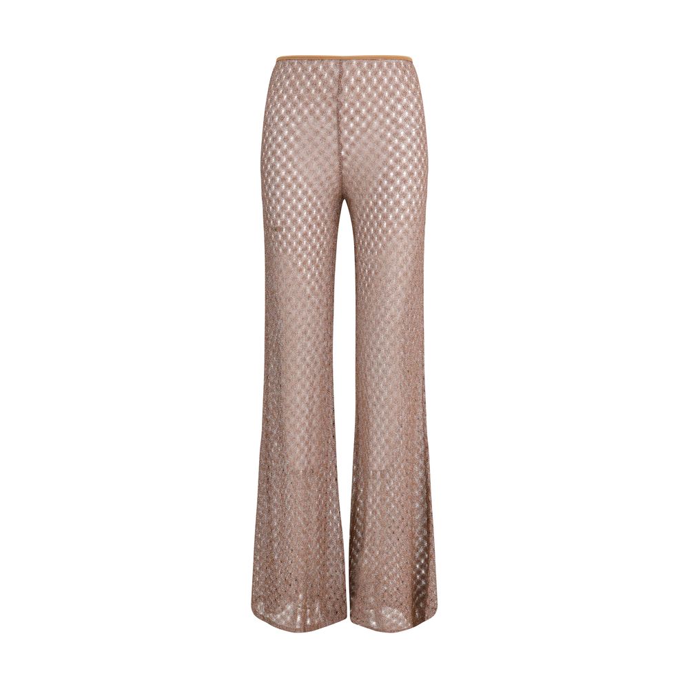 Missoni Brown Viscose Flared Pants