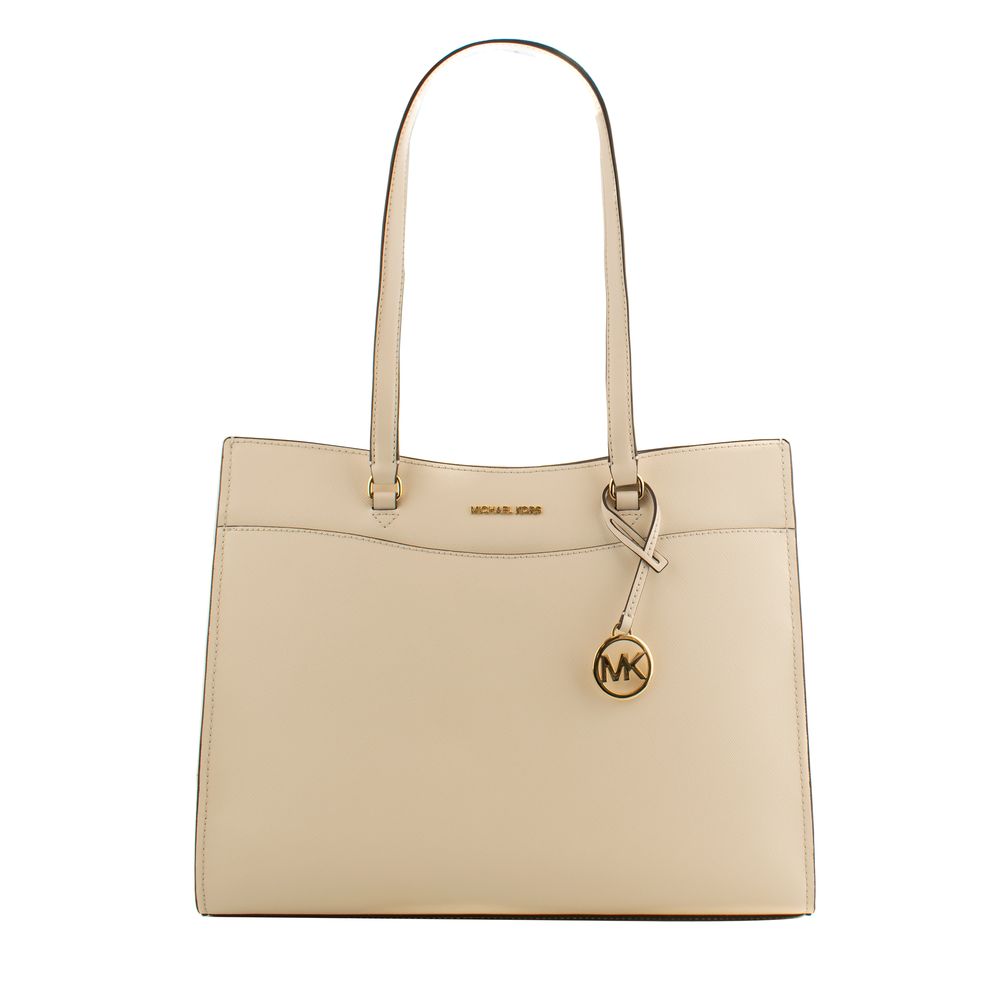 Michael Kors Beige Leather Tote Bag - Luxe Marca