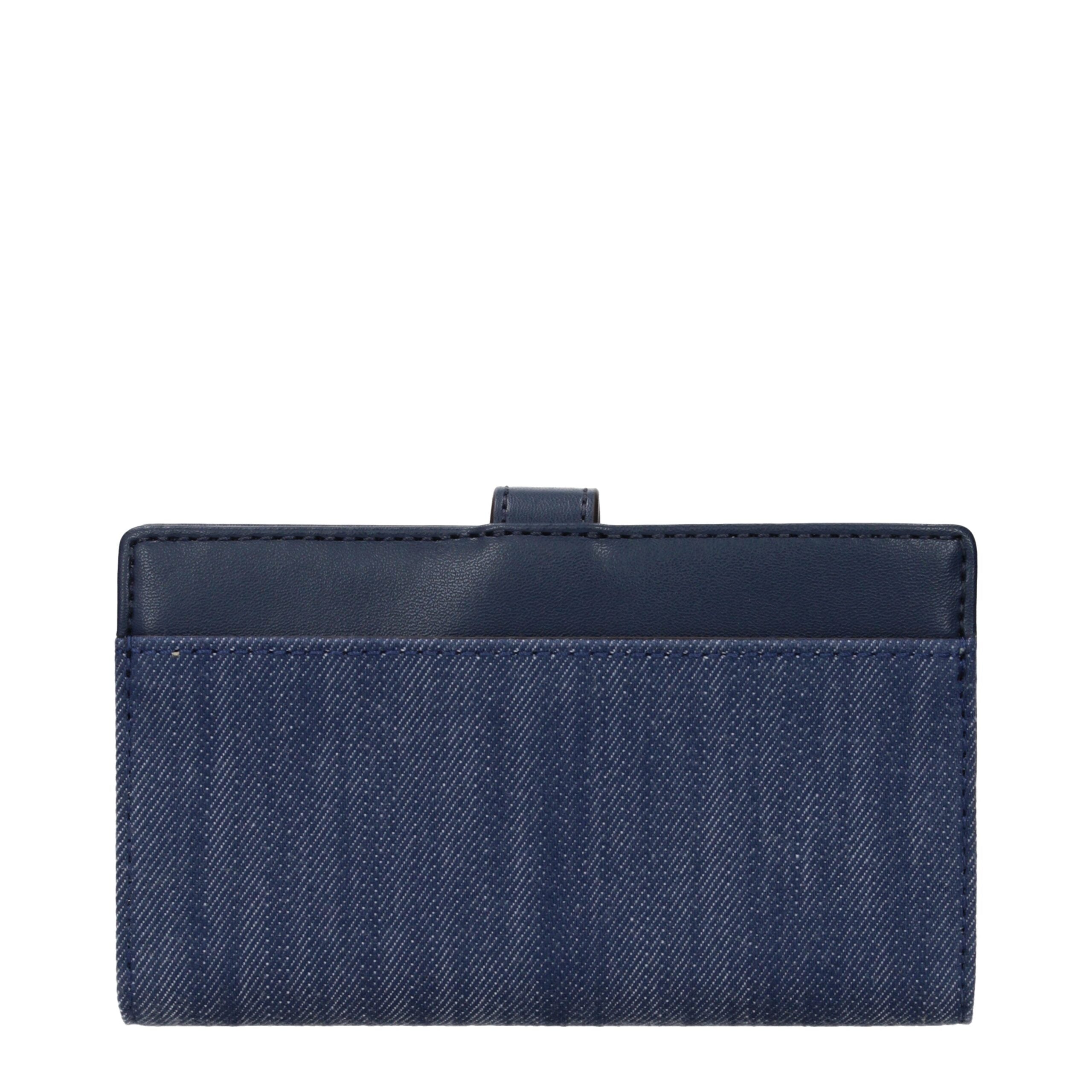 Michael Kors Blue Fabric Wallet - Luxe Marca