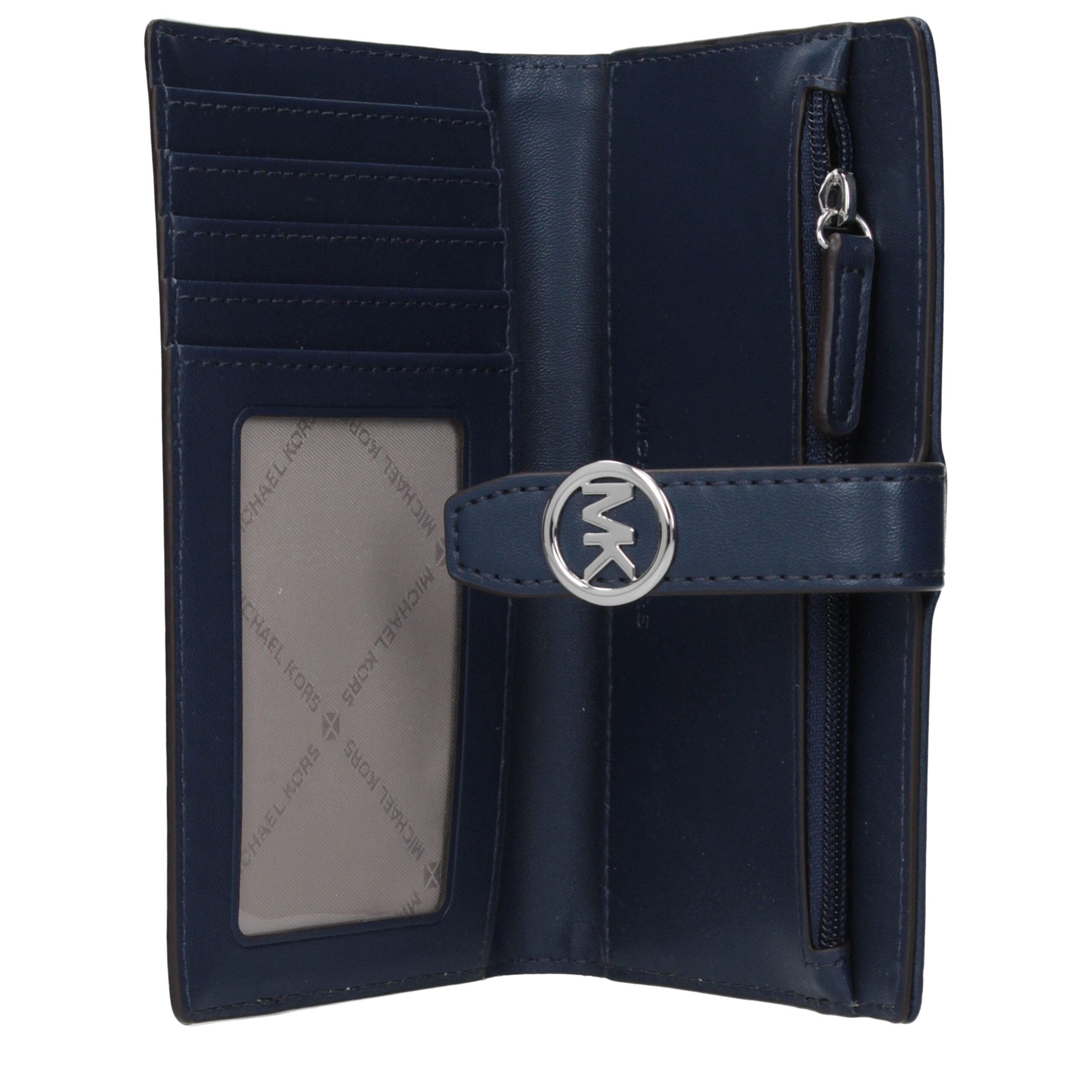 Michael Kors Blue Fabric Wallet