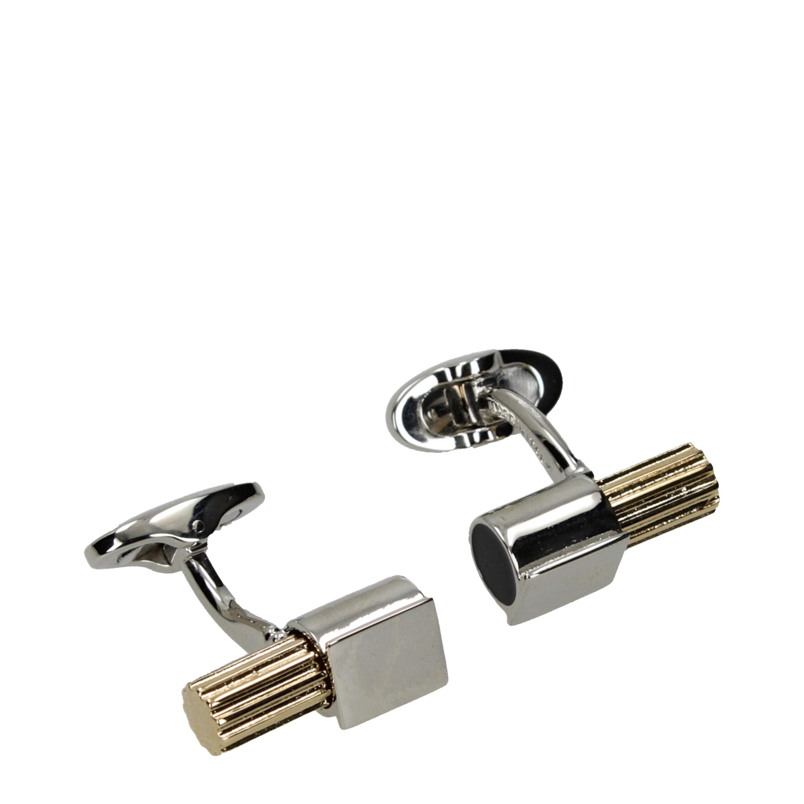 Salvatore Ferragamo Gray Brass Cuffling