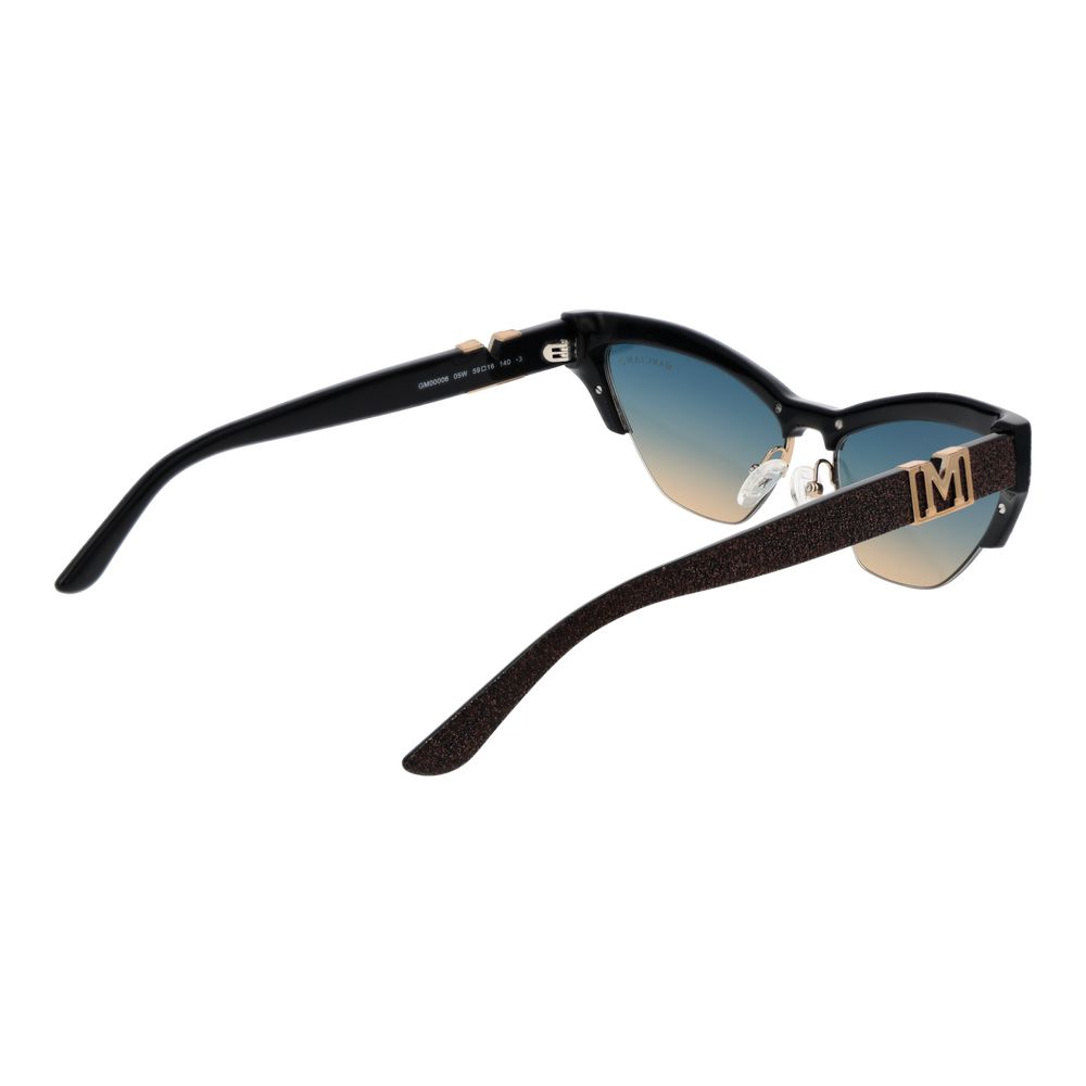 Marciano by Guess Black Acetate Sunglasses