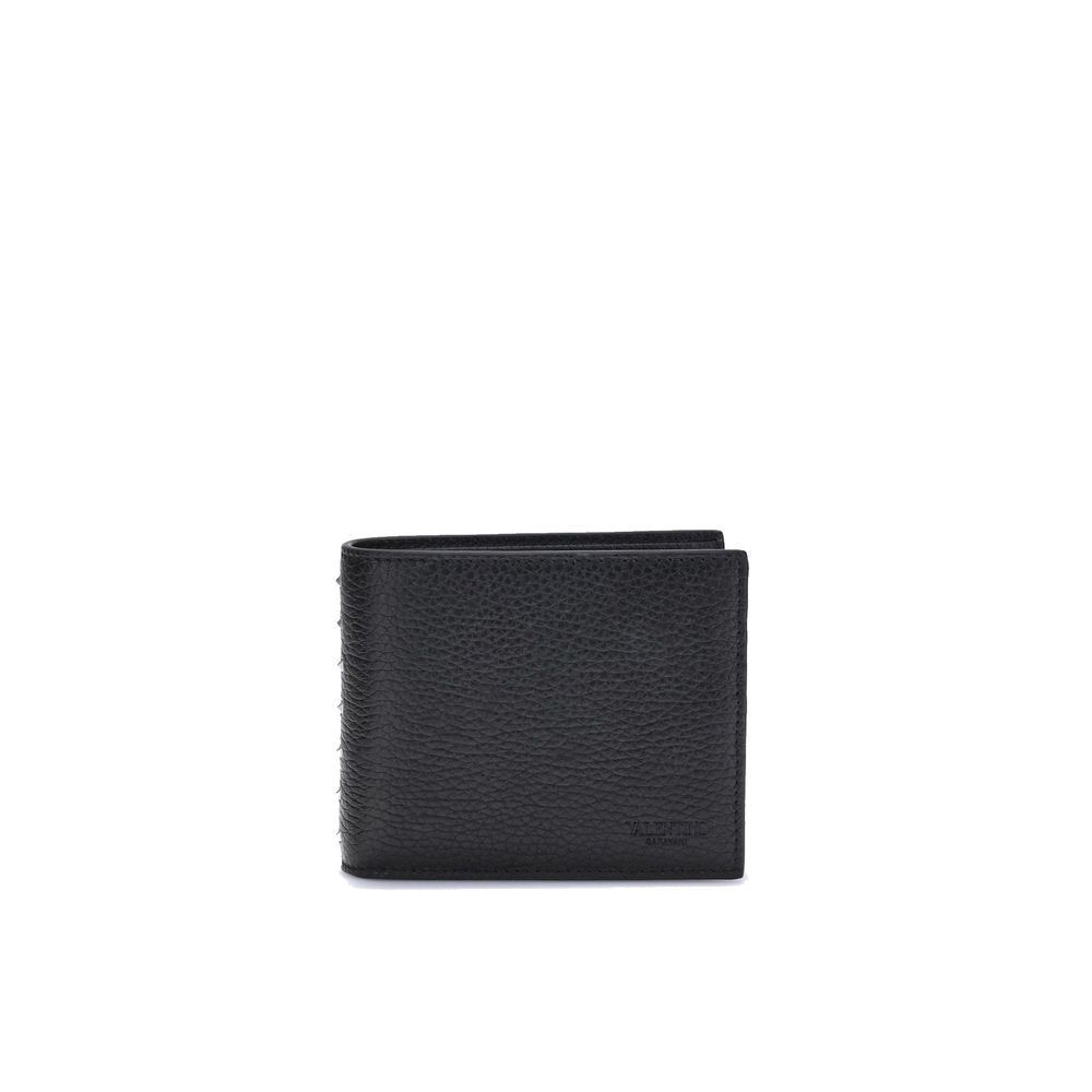 Valentino Garavani Black Leather Wallet