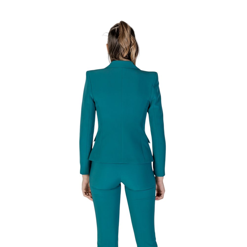 Rinascimento Black Polyester Blazer - Luxe Marca