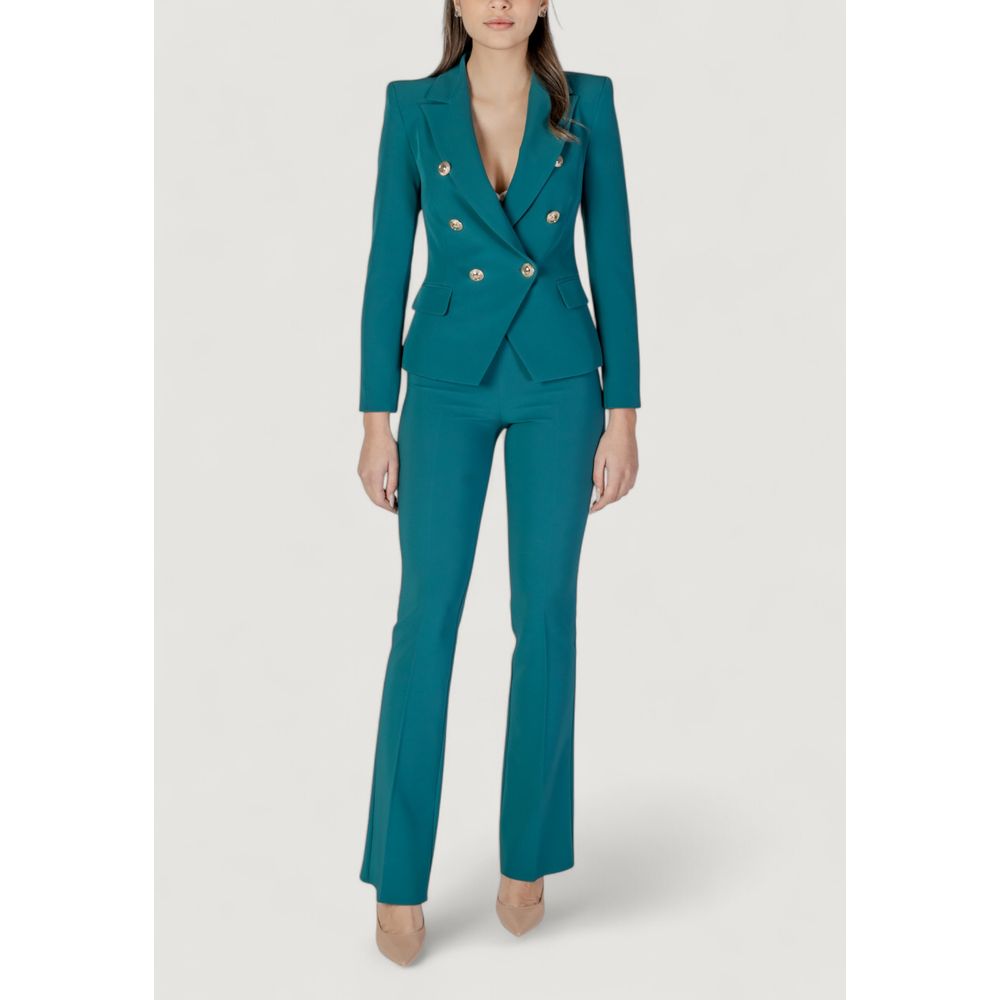 Rinascimento Black Polyester Blazer - Luxe Marca