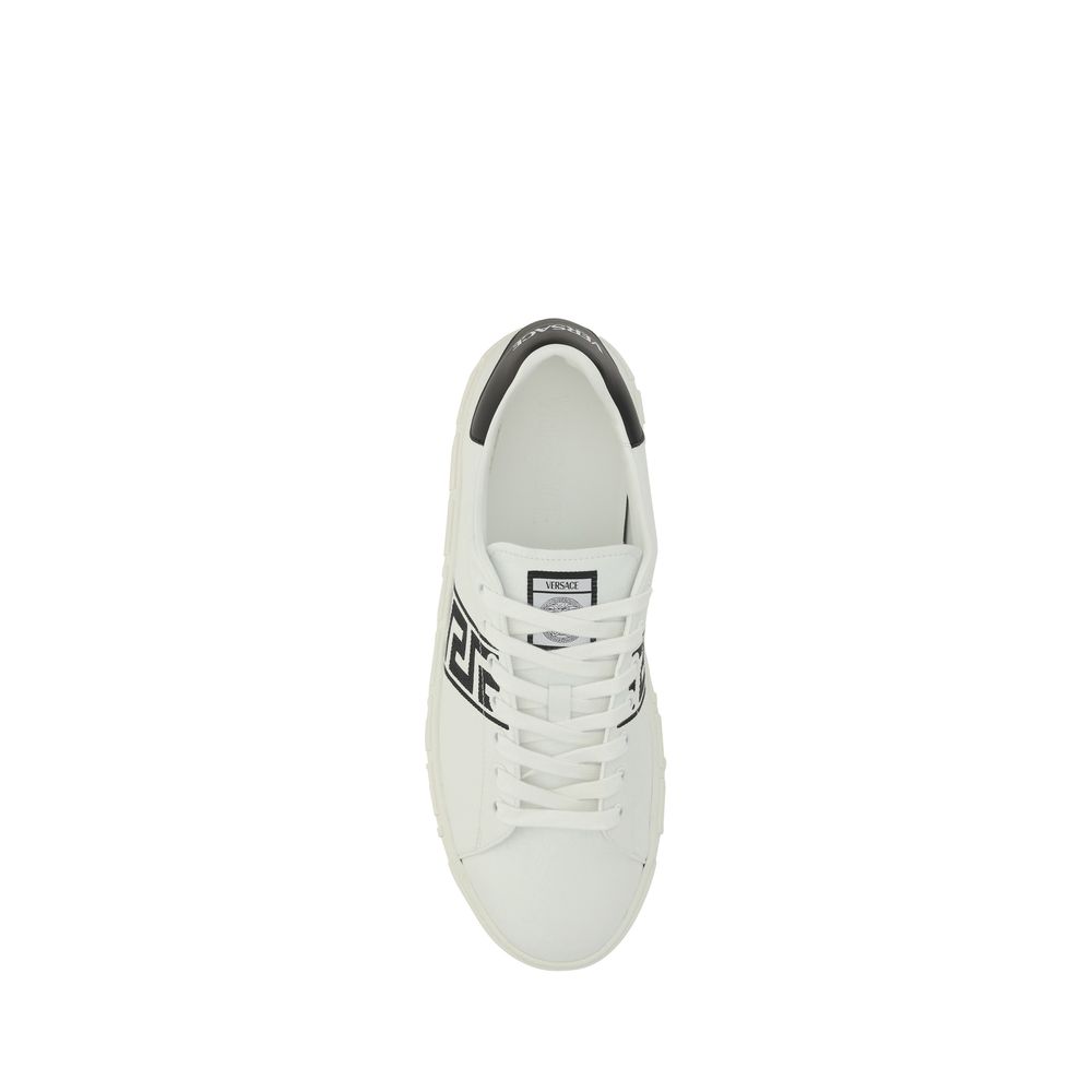 Versace White Rubber Low Top Sneakers - Luxe Marca