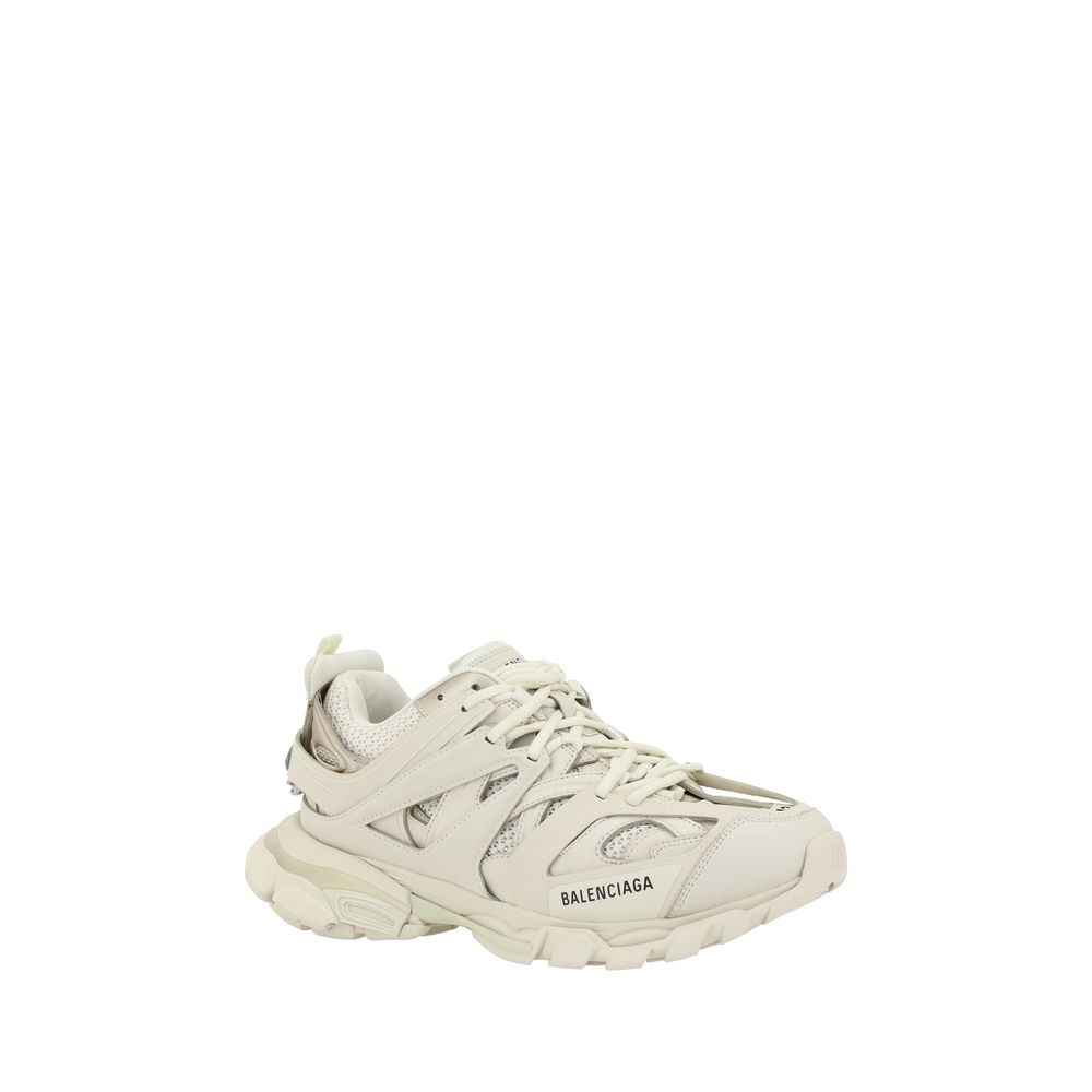 Balenciaga White Rubber Athletic Sneakers