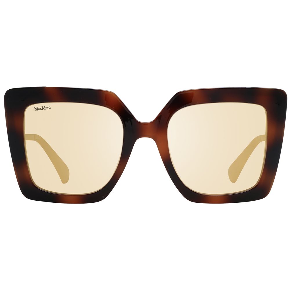 Max Mara Brown Plastic Sunglasses