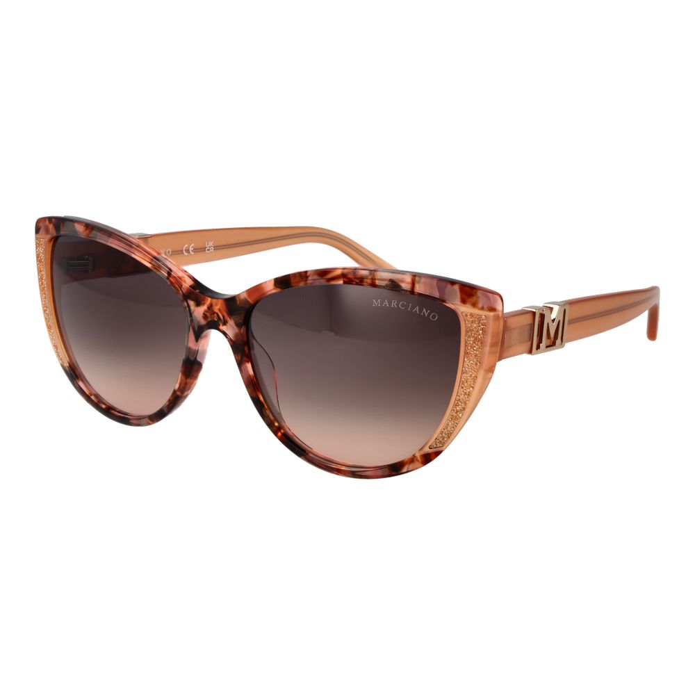 Marciano by Guess Brown Acetate Sunglasses - Luxe Marca