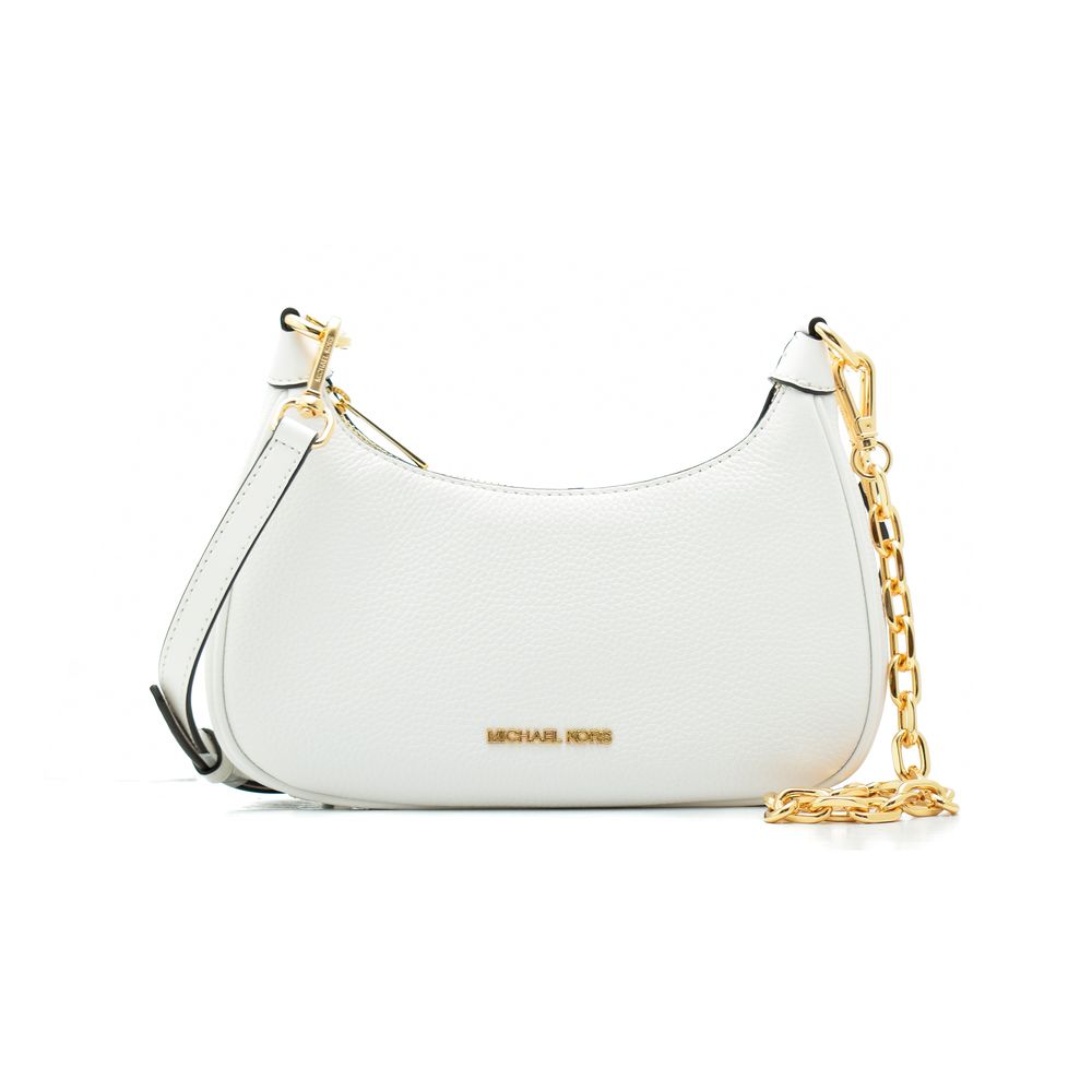Michael Kors White Leather Shoulder Bag - Luxe Marca