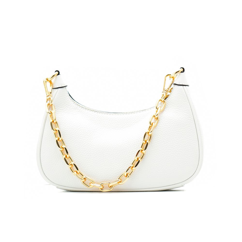 Michael Kors White Leather Shoulder Bag - Luxe Marca