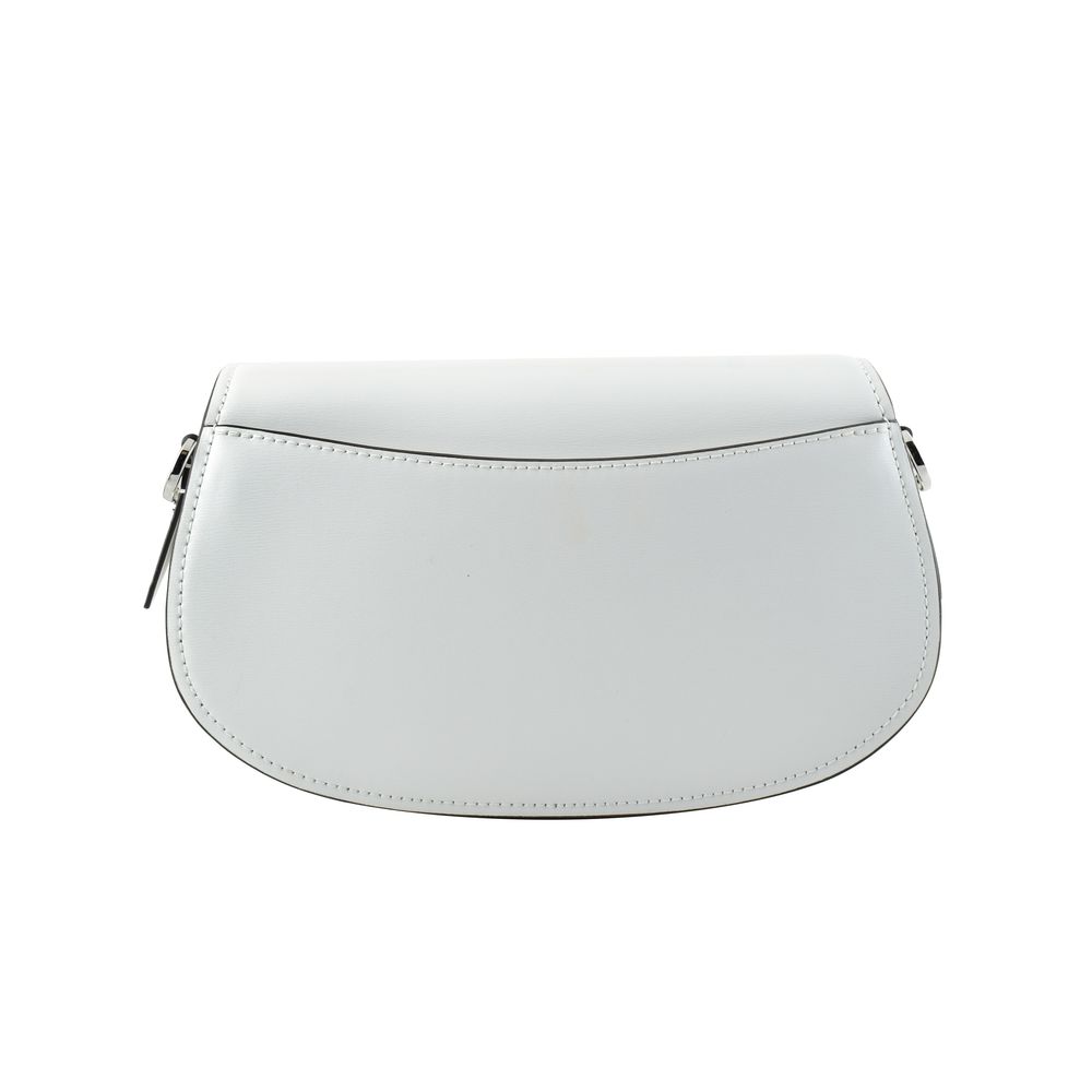 Michael Kors White Leather Shoulder Bag - Luxe Marca