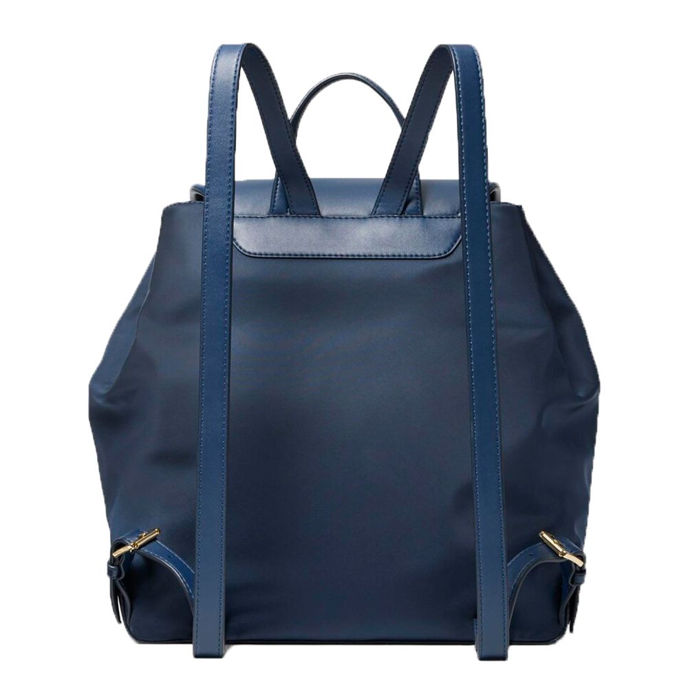 Michael Kors Blue Canvas Backpack