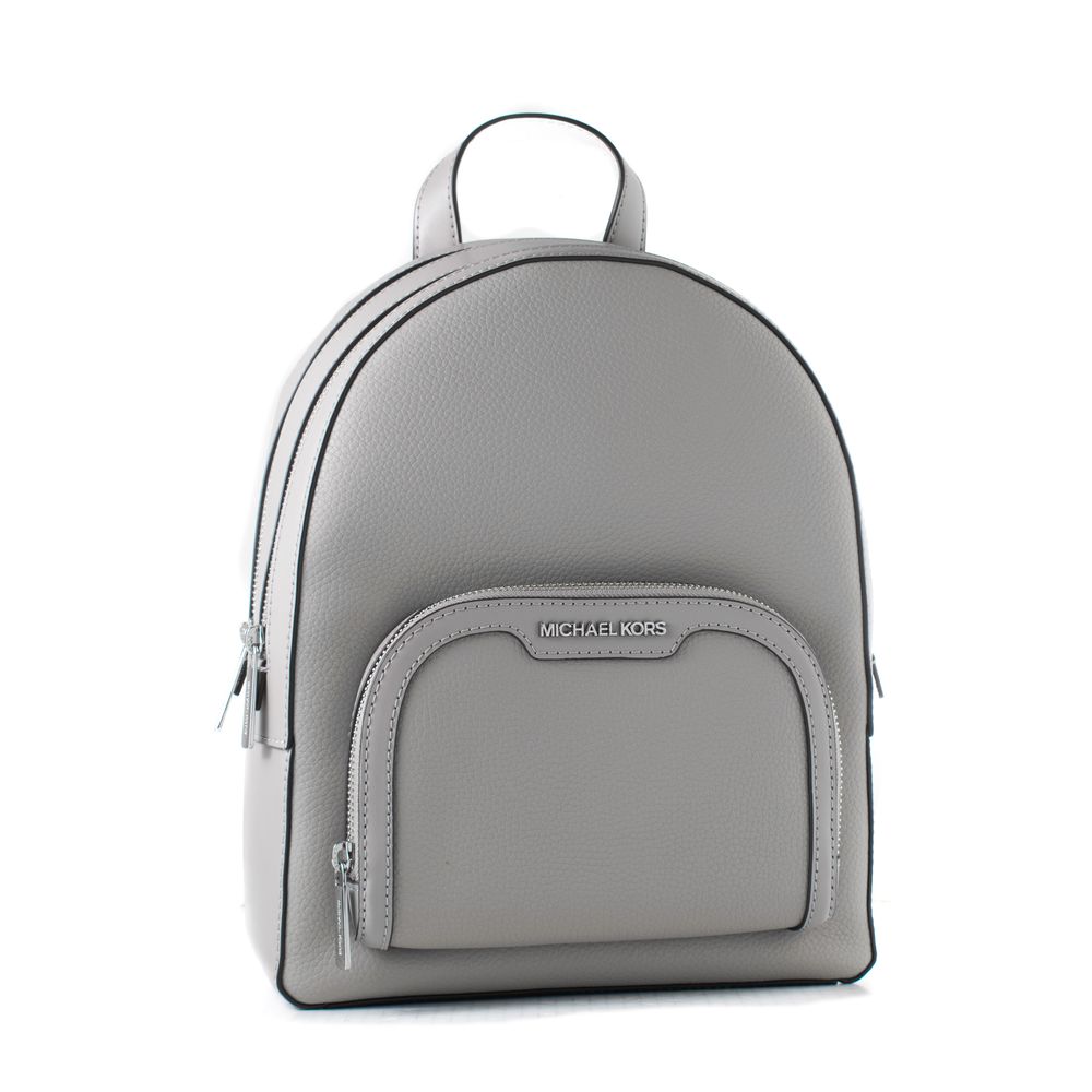 Michael Kors Gray Leather Backpack - Luxe Marca