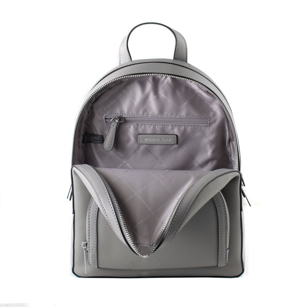 Michael Kors Gray Leather Backpack - Luxe Marca