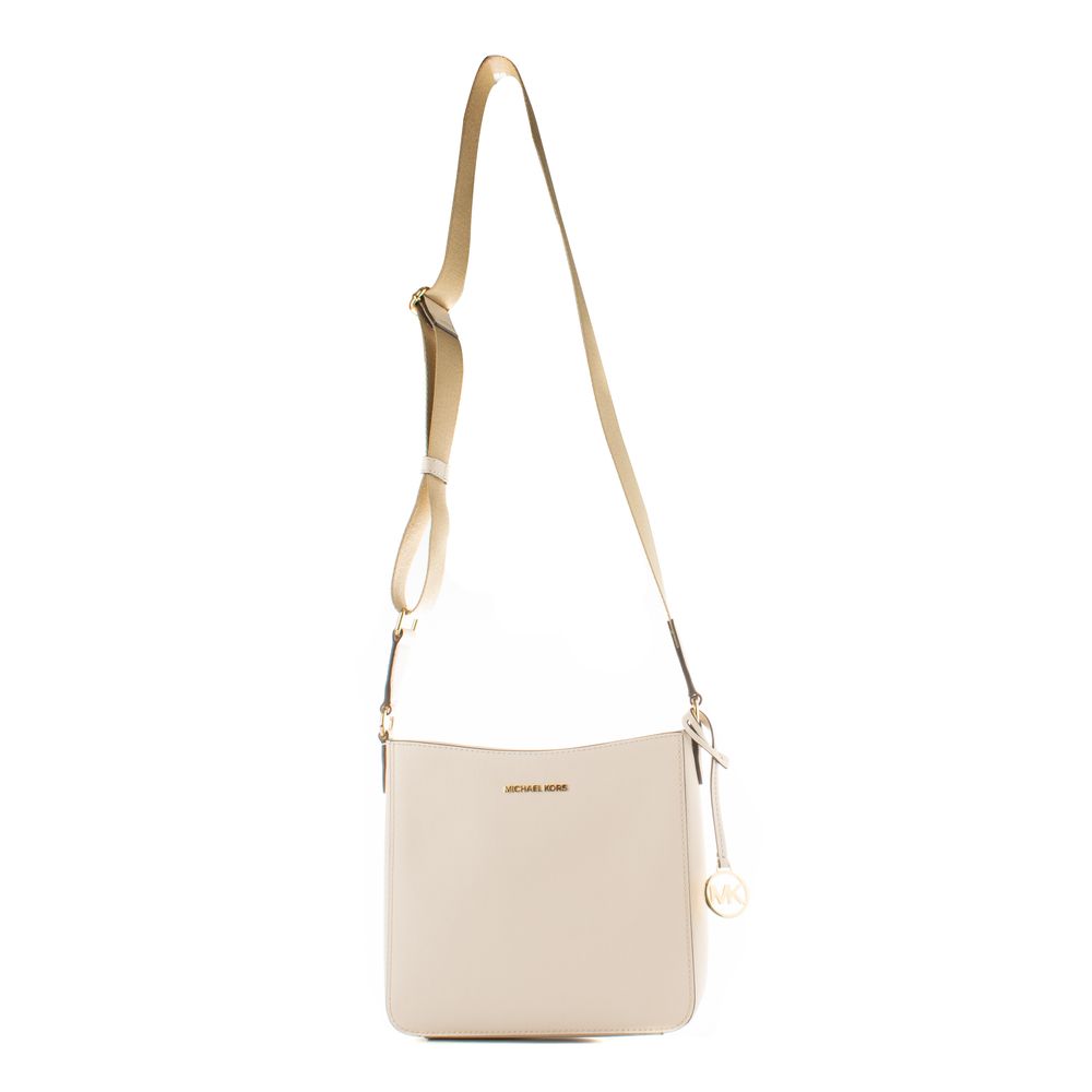 Michael Kors Beige Canvas Crossbody Bag - Luxe Marca