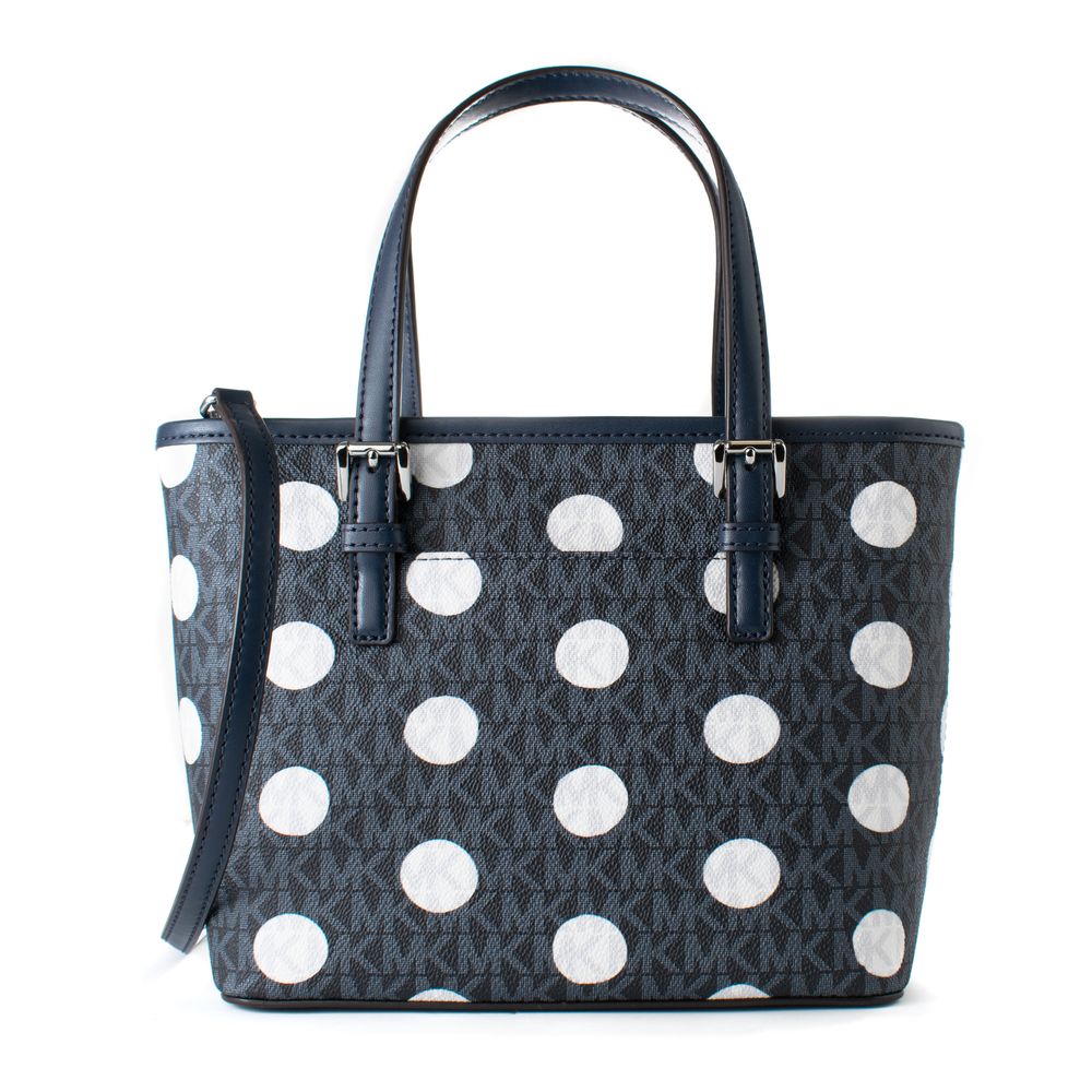 Michael Kors Blue Canvas Tote Bag - Luxe Marca