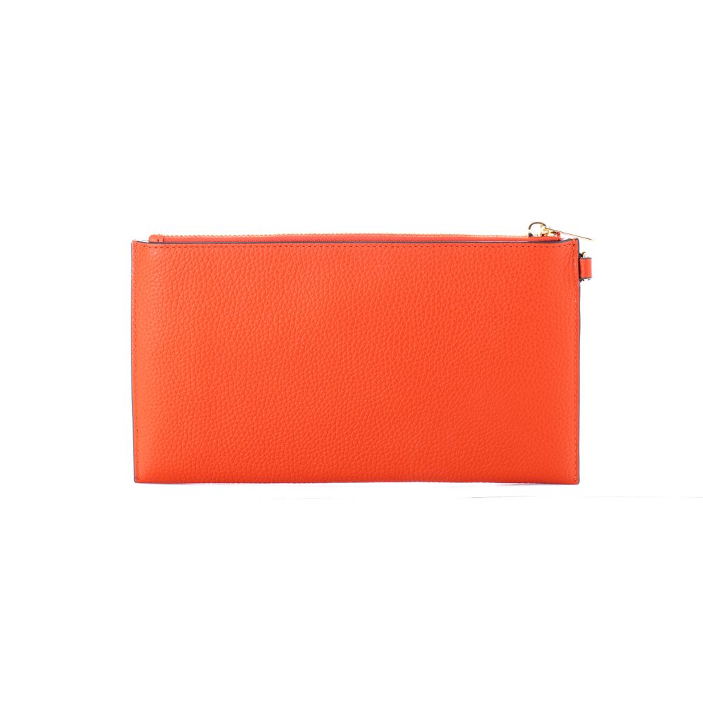 Michael Kors Orange Leather Clutch Bag - Luxe Marca