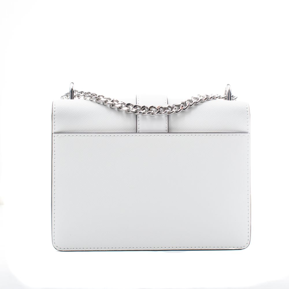 Michael Kors White Leather Shoulder Bag - Luxe Marca
