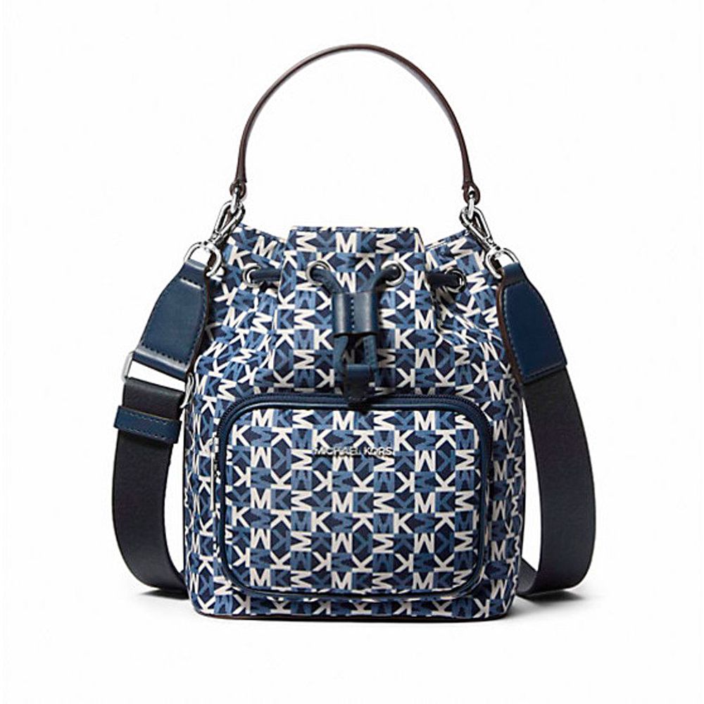 Michael Kors Blue Nylon Backet Bag