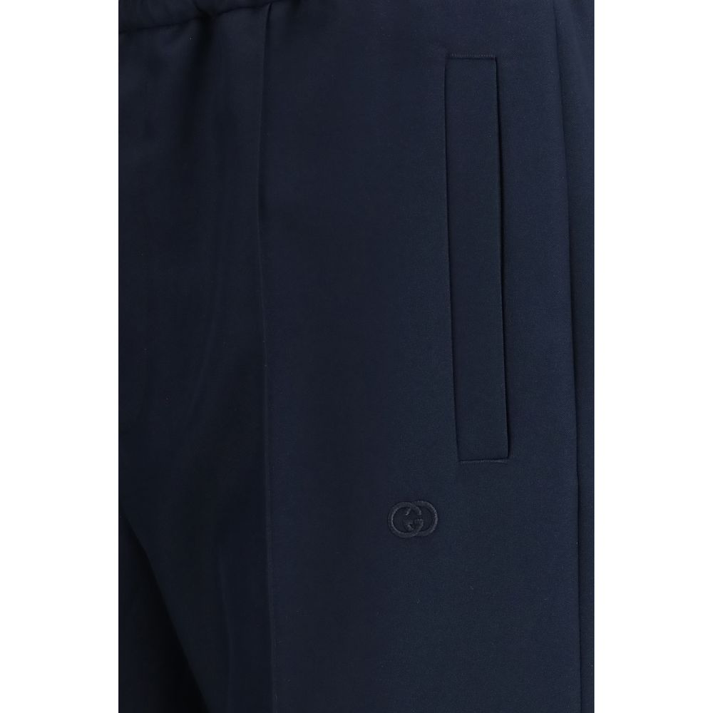 Gucci Blue Polyester Casual Pants - Luxe Marca