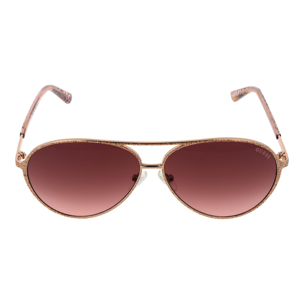 Guess Rose Gold Metal Sunglasses - Luxe Marca