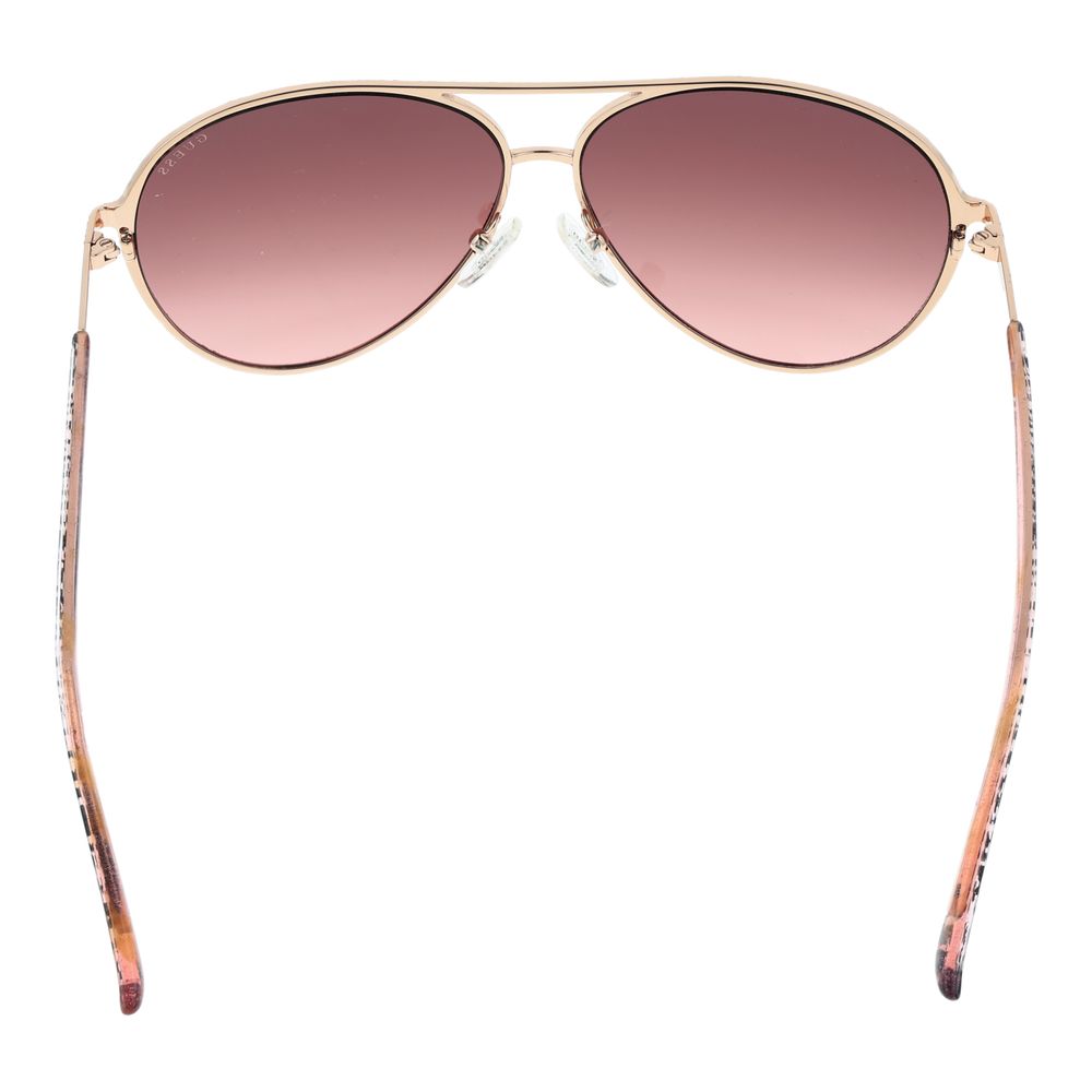 Guess Rose Gold Metal Sunglasses - Luxe Marca