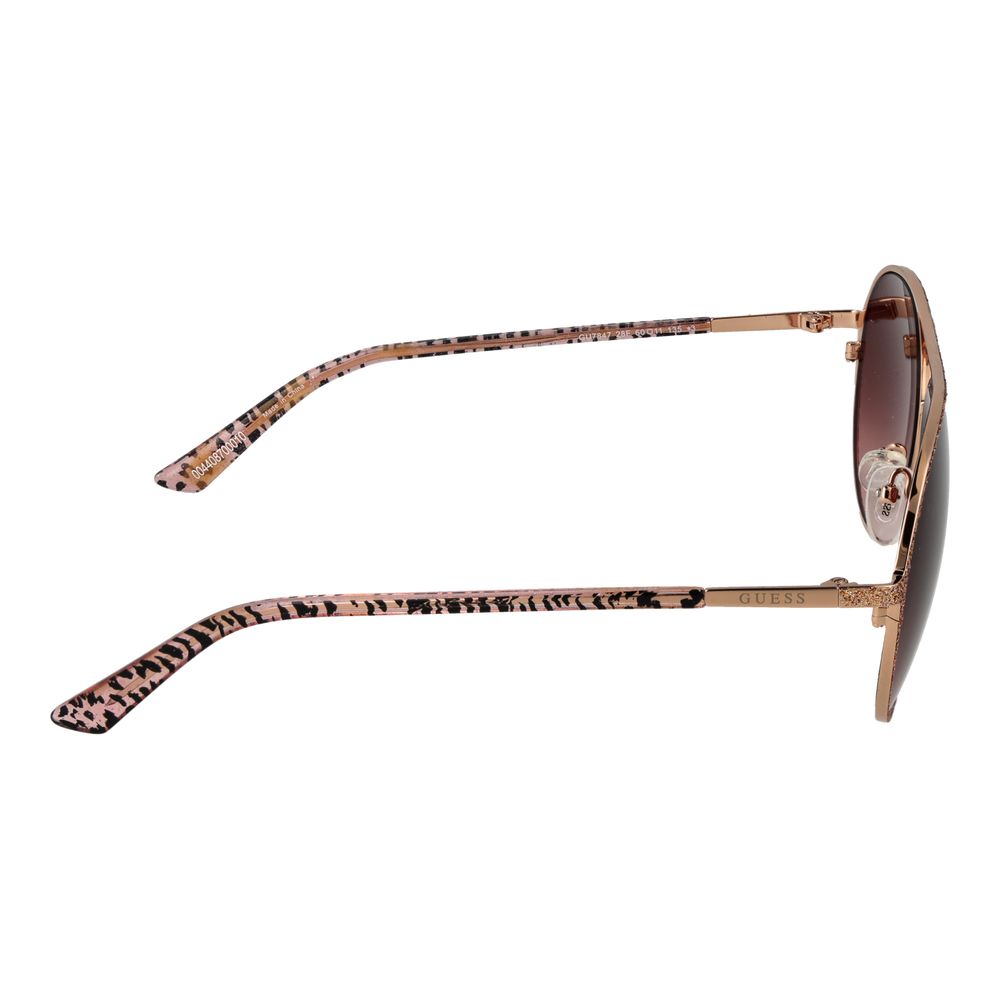 Guess Rose Gold Metal Sunglasses - Luxe Marca