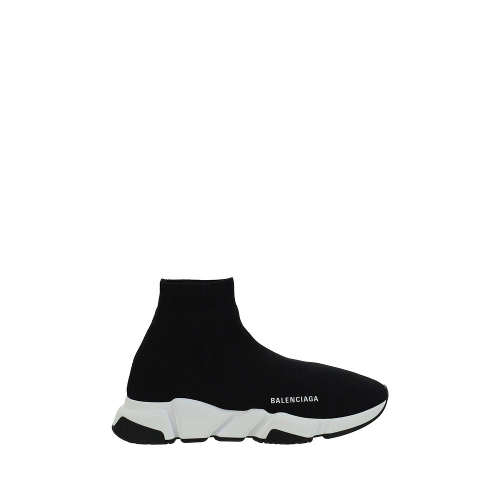 Balenciaga Black Elastane Athletic Sneakers