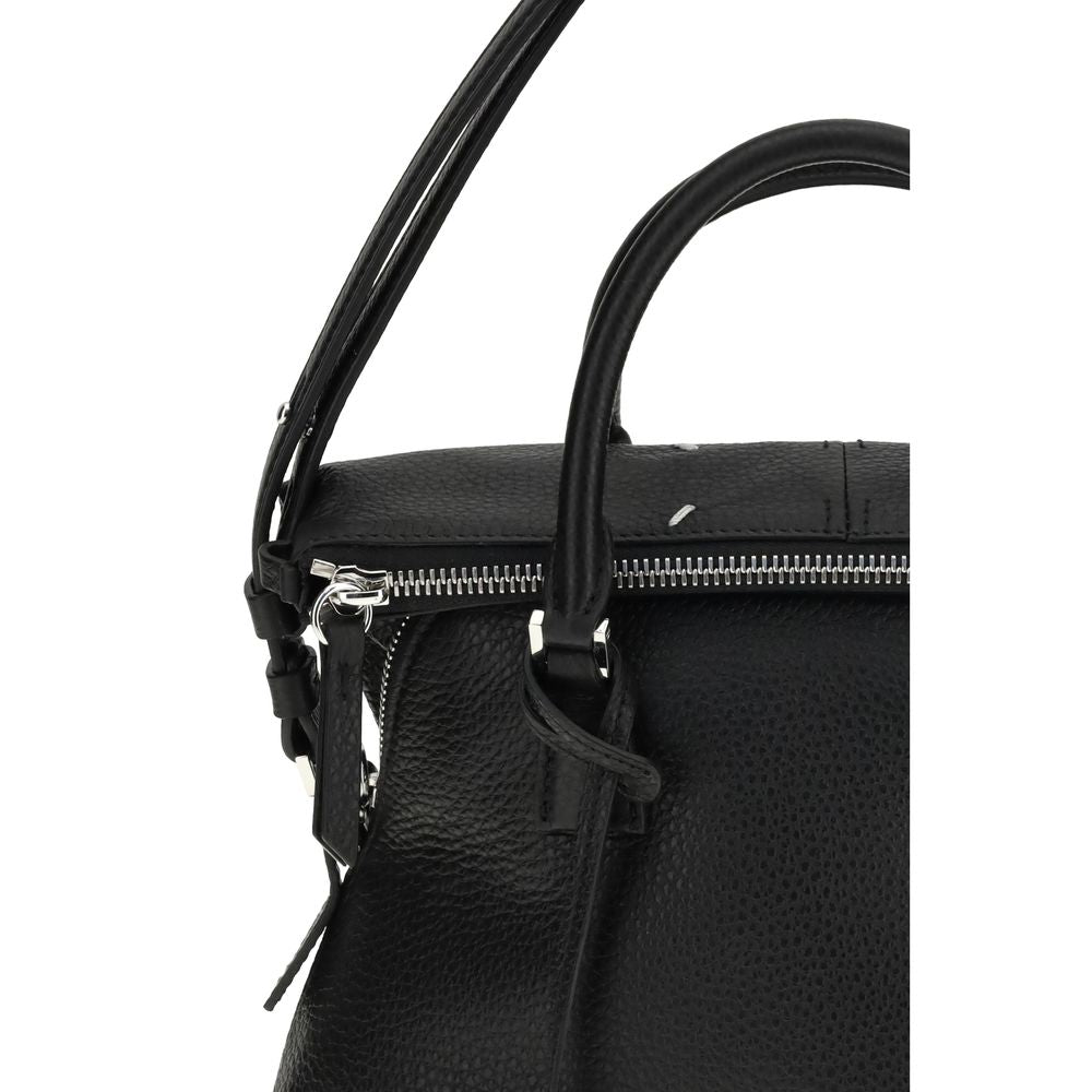 Margiela Black Calf Leather Bos Taurus Handbag