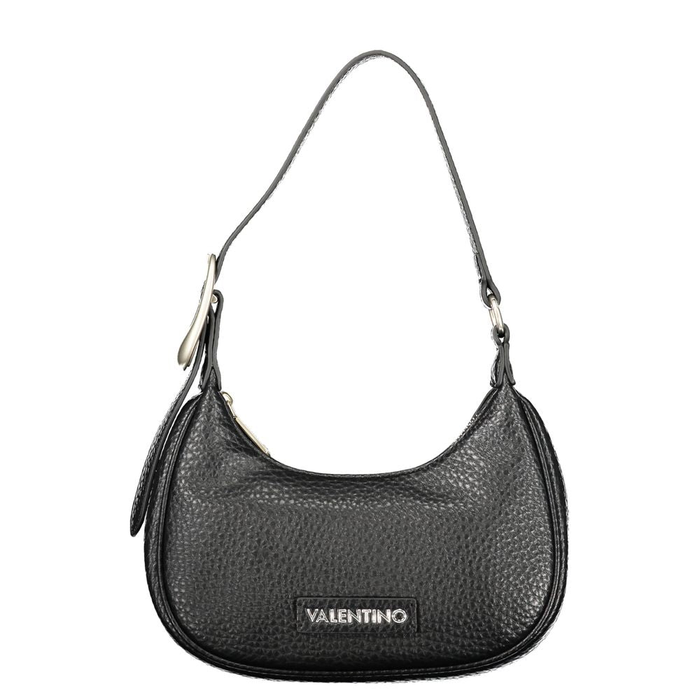 Mario Valentino Black Polyurethane Women Shoulder Bag