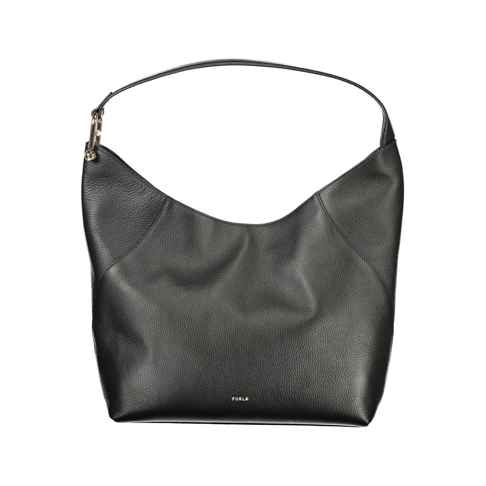 Furla Nero Pelle Women Shoulder Bag
