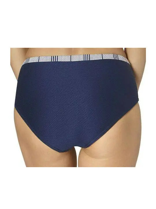Triumph Summer Waves Midi Tall Bikini Bottom – Back Flat Lay
