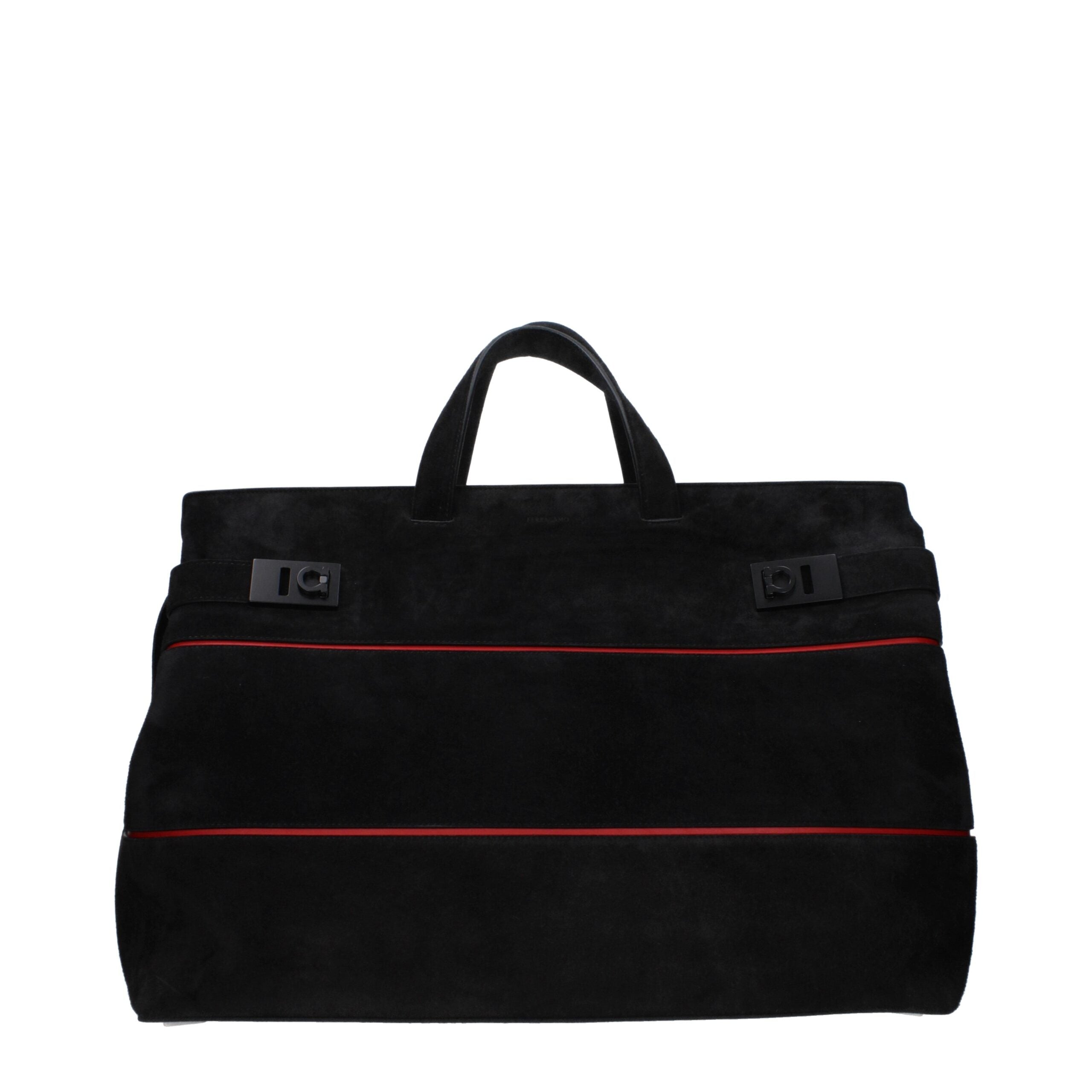 Salvatore Ferragamo Black Leather Handbag