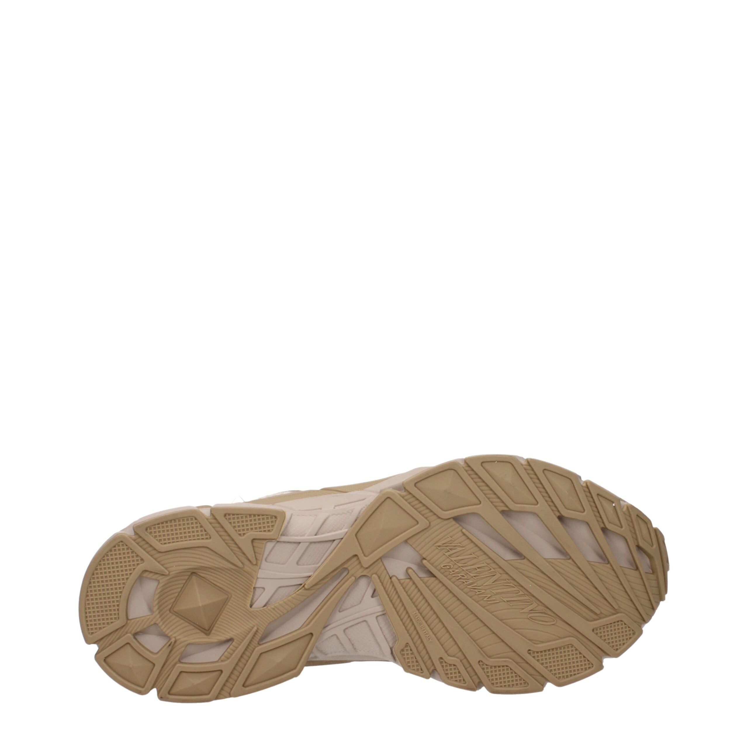 Valentino Garavani Beige Fabric Low Top Sneakers