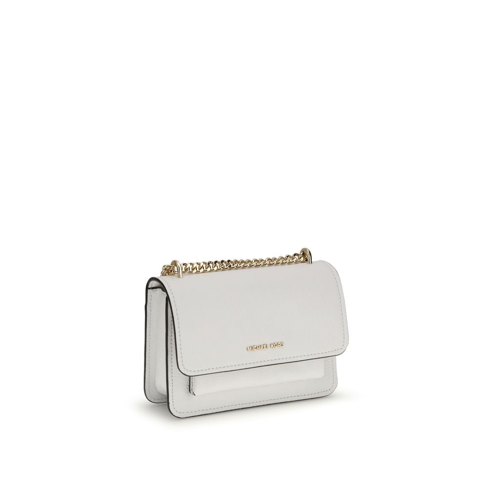 Michael Kors White Calf Leather Bos Taurus Wallet - Luxe Marca