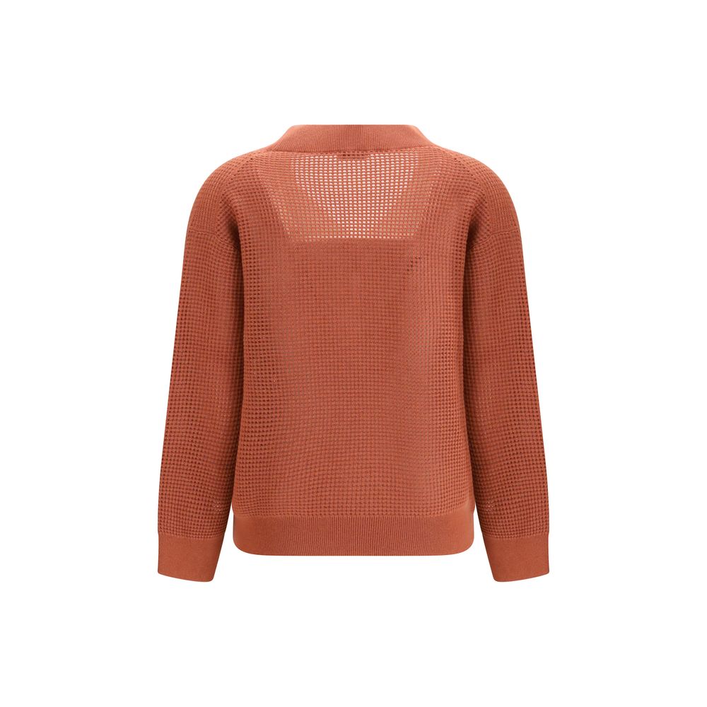 Brunello Cucinelli Red Cashmere Sweater