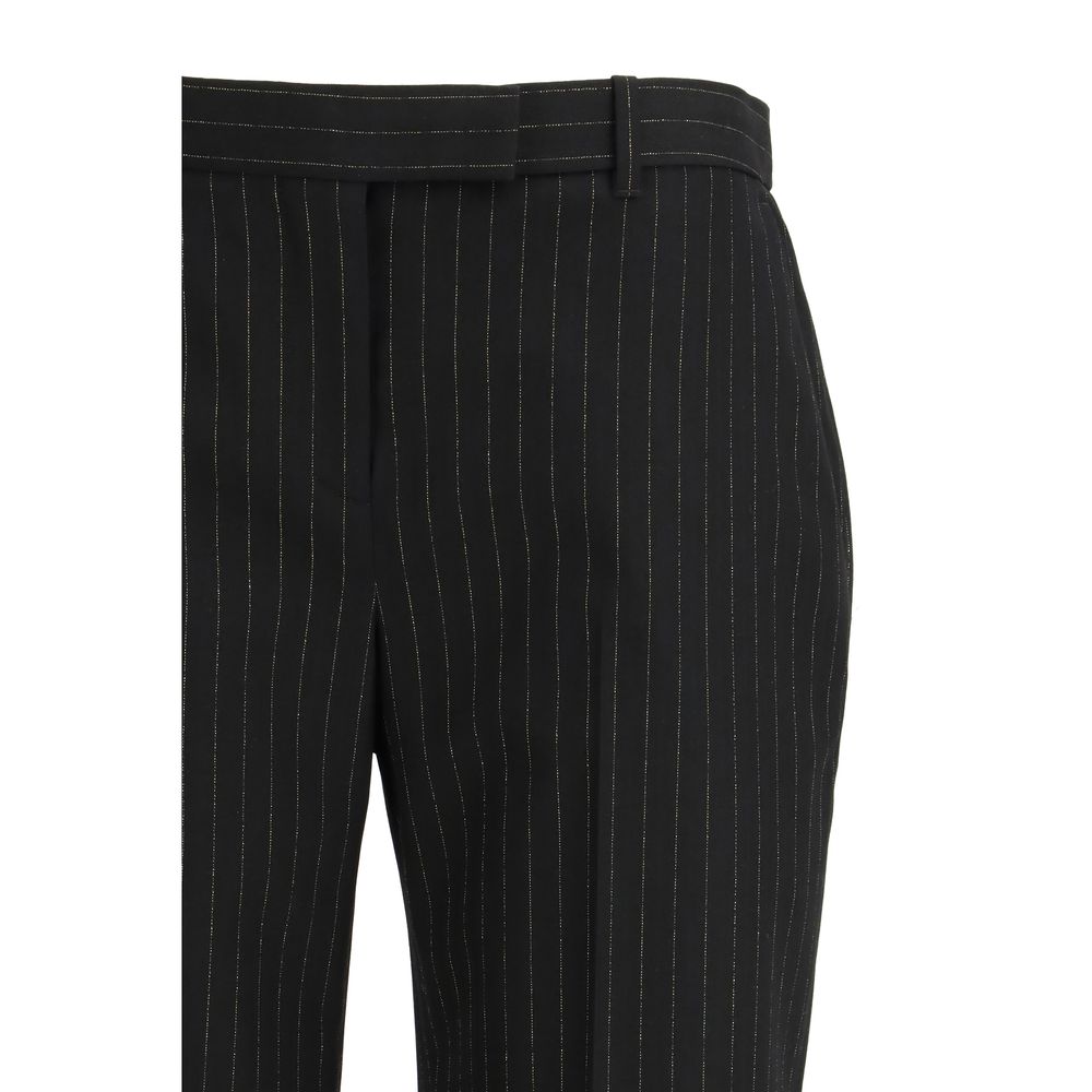 Alexander McQueen Black Wool Dress Pants - Luxe Marca