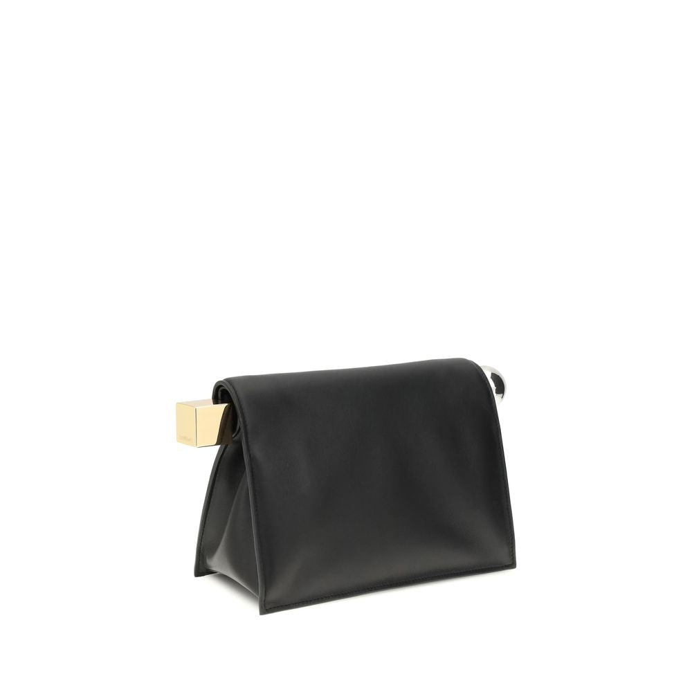 Jacquemus Black Lamb Ovis Aries Aries Clutch Bag