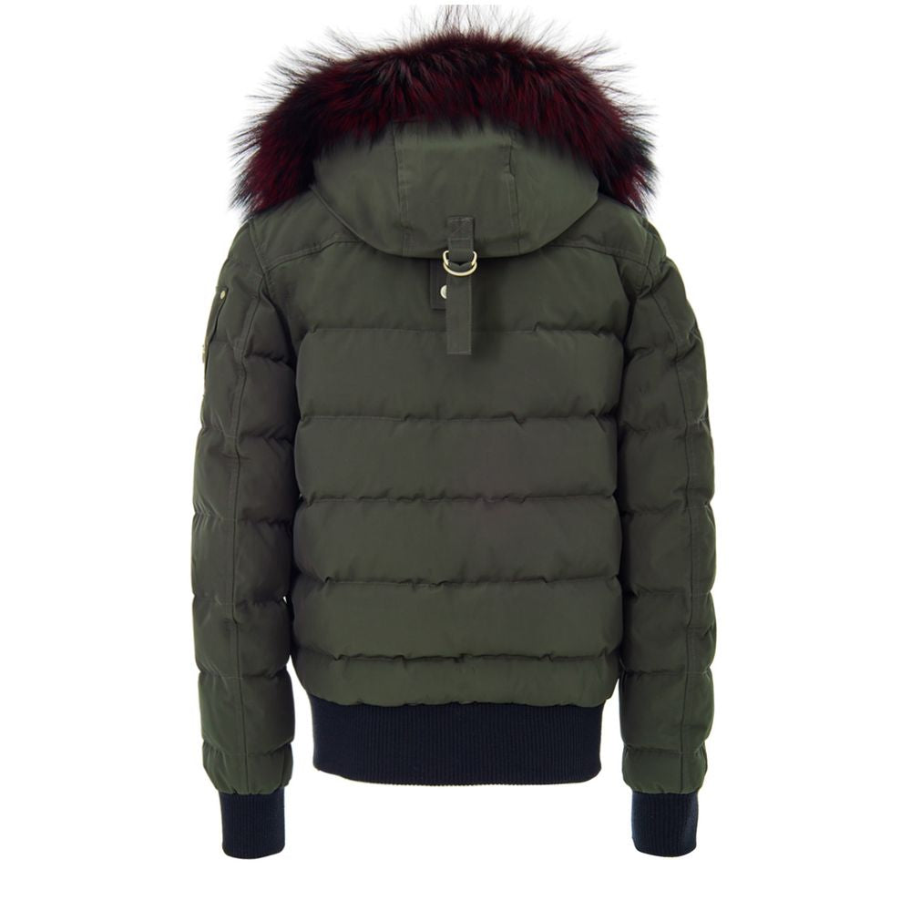 Moose Knuckles Green Cotton Bomber