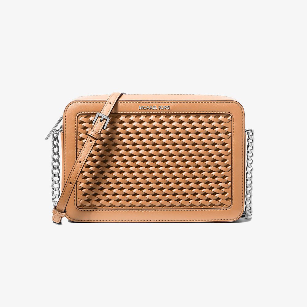 Michael Kors Brown Leather Shoulder Bag