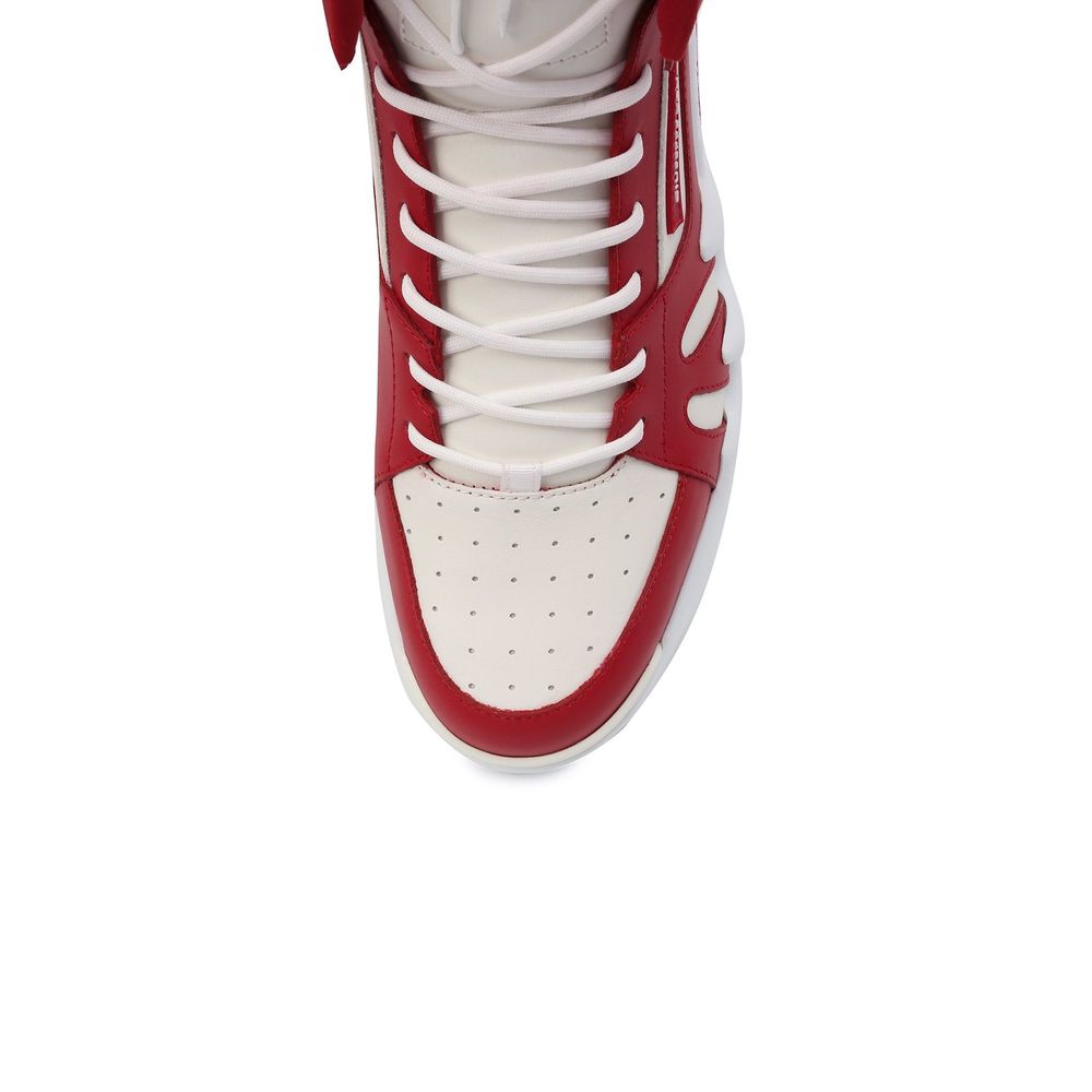 Giuseppe Zanotti Multicolor Calfskin High Top Sneakers