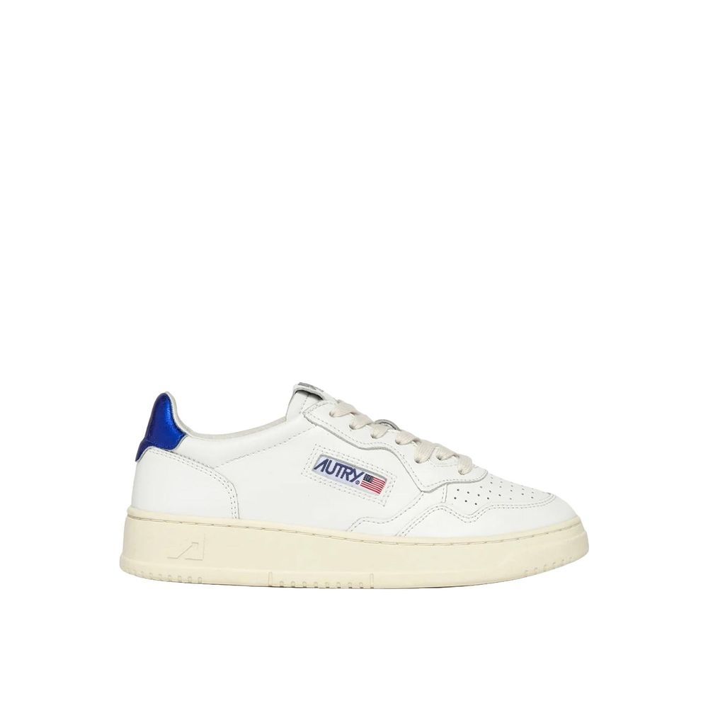 Autry White Leather Low Top Sneakers