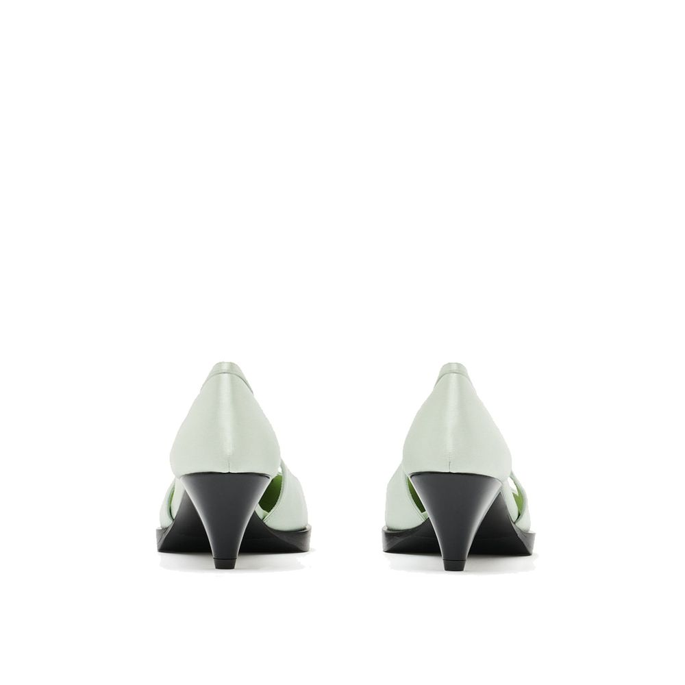 Prada Bicolor Silk High Heel Pumps
