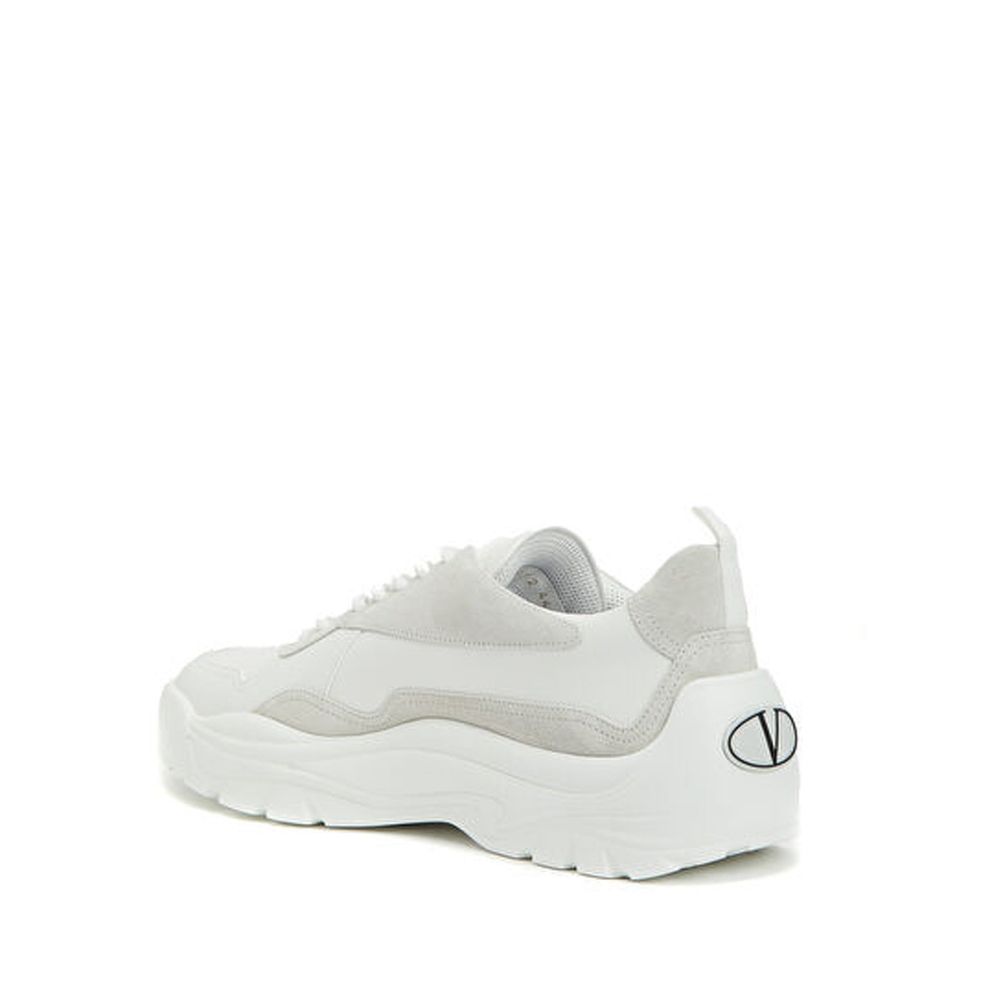 Valentino Garavani White Leather Chunky Sneakers