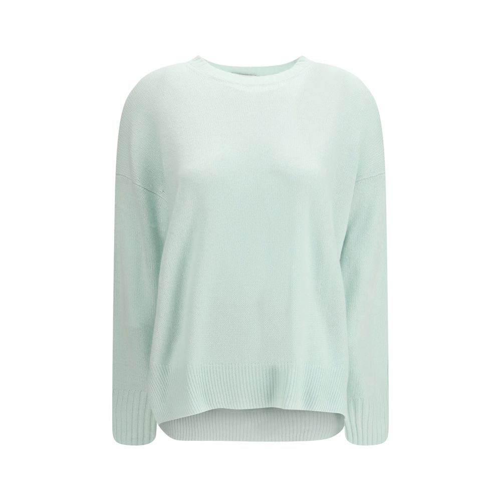 Allude Light Blue Cashmere Cashmere Sweater