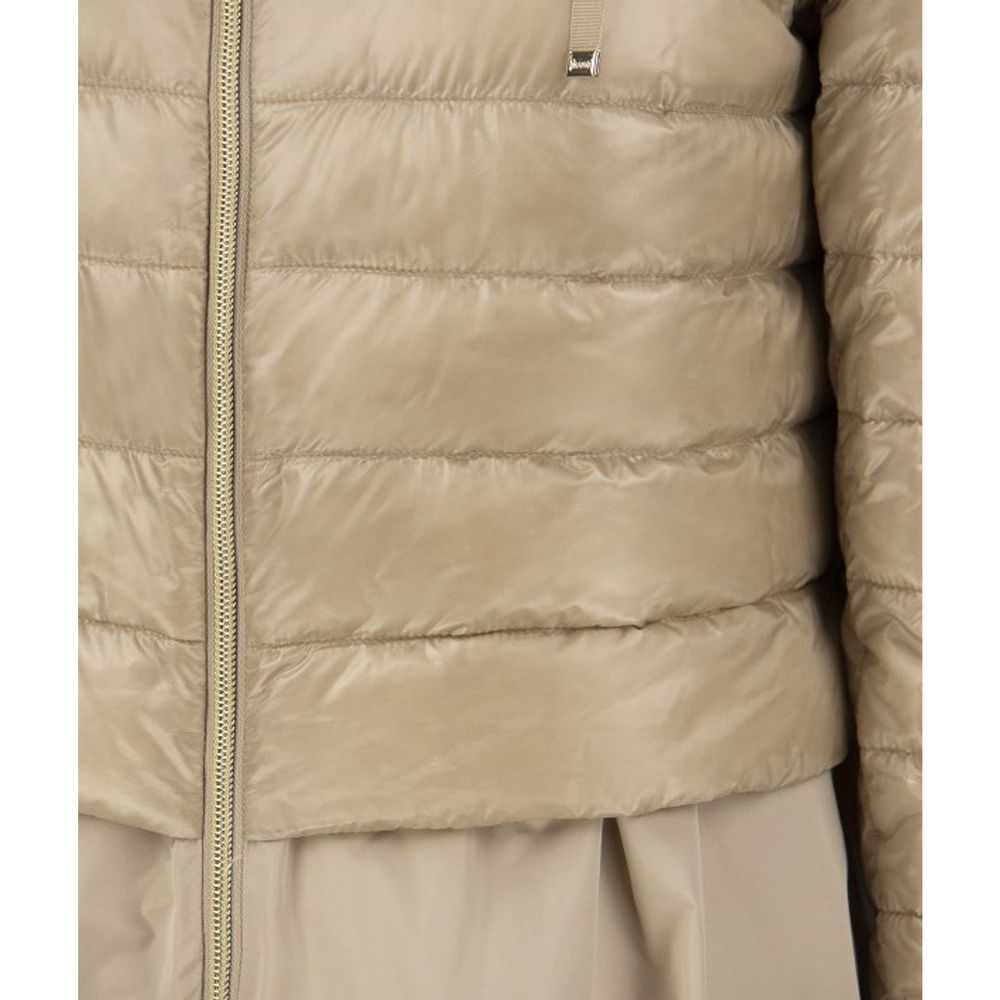 Herno Beige Polyester Coat