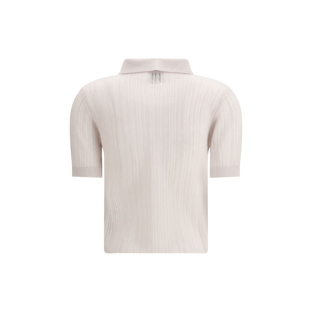 Allude Cream Cashmere Sweatshirt