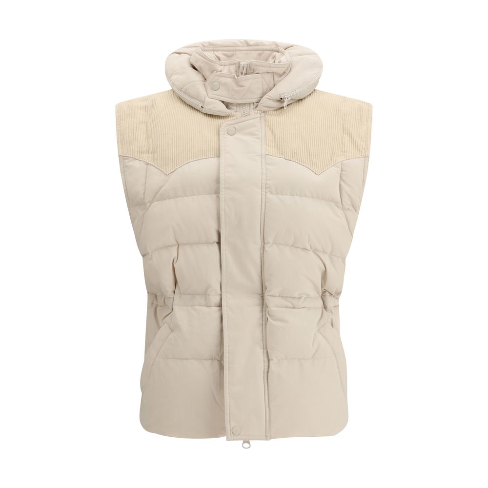 Marant Etoile Beige Polyamide Sleveless Jacket