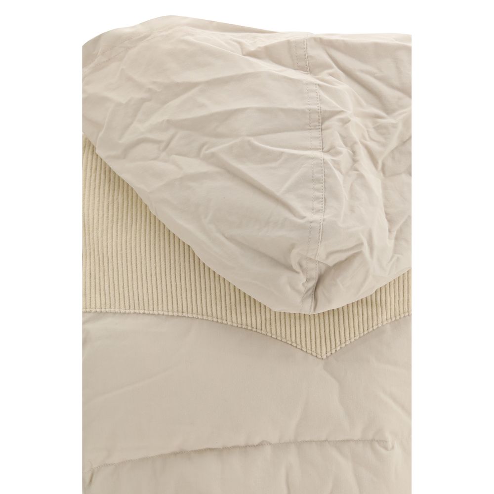 Marant Etoile Beige Polyamide Sleveless Jacket - Luxe Marca